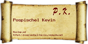 Pospischel Kevin névjegykártya